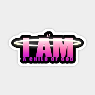 Pink IAMACHILDOFGOD Sticker